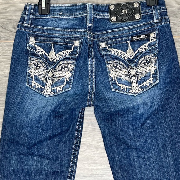 Miss Me Cuffed Capri Girls size 16 - Picture 4 of 8